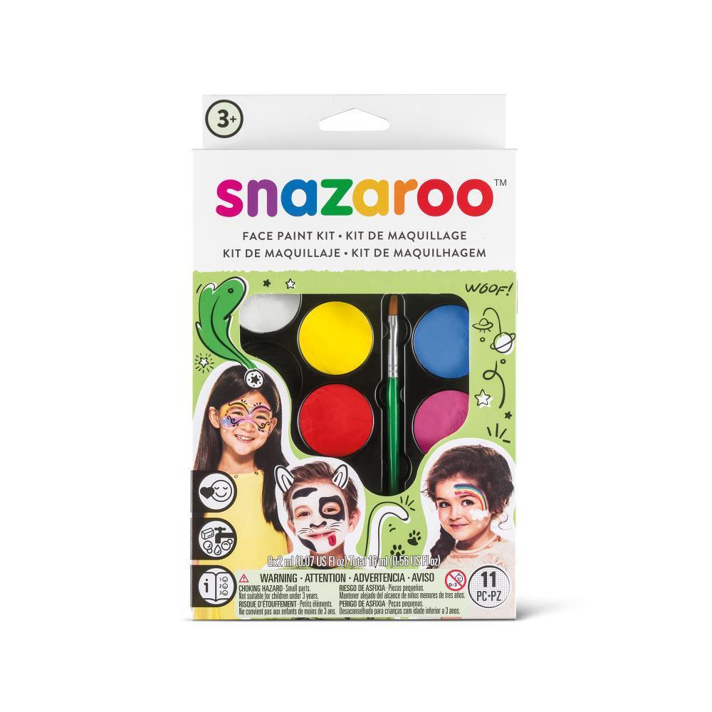 Ansiktsfärg Snazaroo Set Rainbow, 8 färger/fp