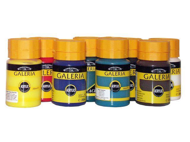 Akrylfärg Galeria 8 färger x 250 ml