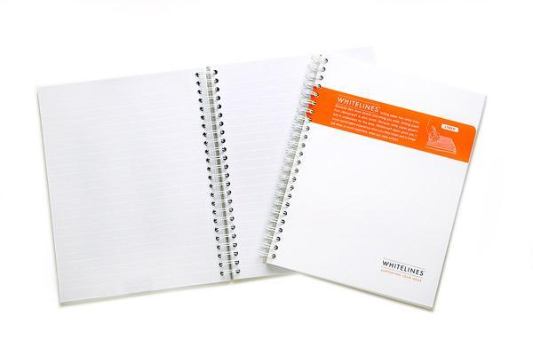 Anteckningsbok Whitelines® Wire A5, 80 blad rutat 1/fp
