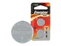 Batteri Energizer Lithium CR2032 (knappcell) 3V, 2/fp