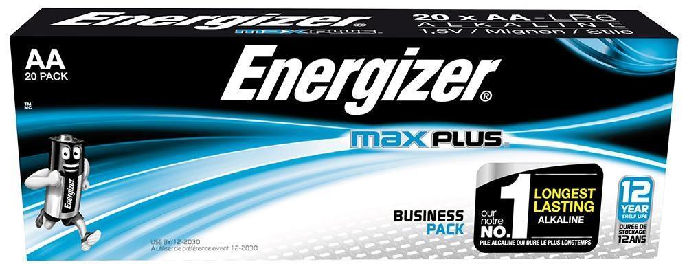 Batterier Energizer Max Plus Alkaliska AA LR6/E91 20/fp