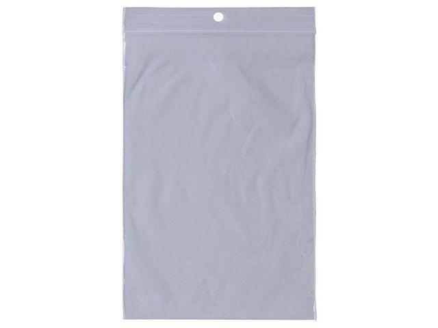 Blixtlåspåsar/Zippåsar 350x450mm, 50 micron, 5mm hål, utan skrivfält 100/fp