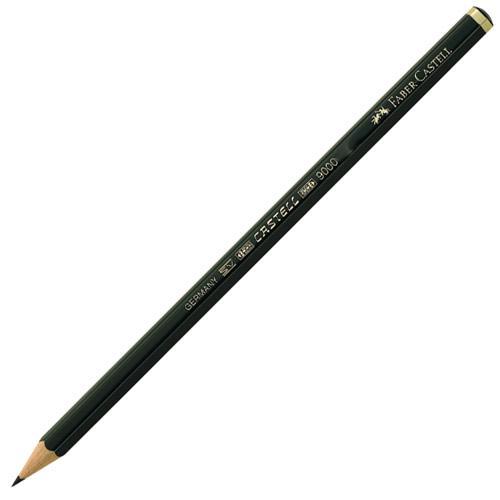 Blyertspenna Faber-Castell, Castell 9000 4B 12/fp