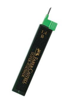 Blyertsstift Faber-Castell Super-Polymer 1,4mm, 6 stift/tub B