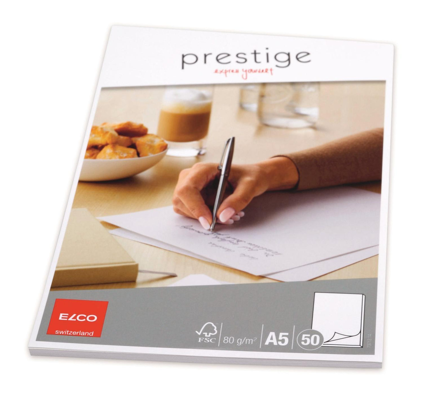 Brevpapper: Elco Prestige Brevblock A5, 50 ark/fp