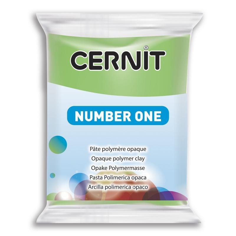 Cernit Number One modellera 56 gram, Light Green (611)