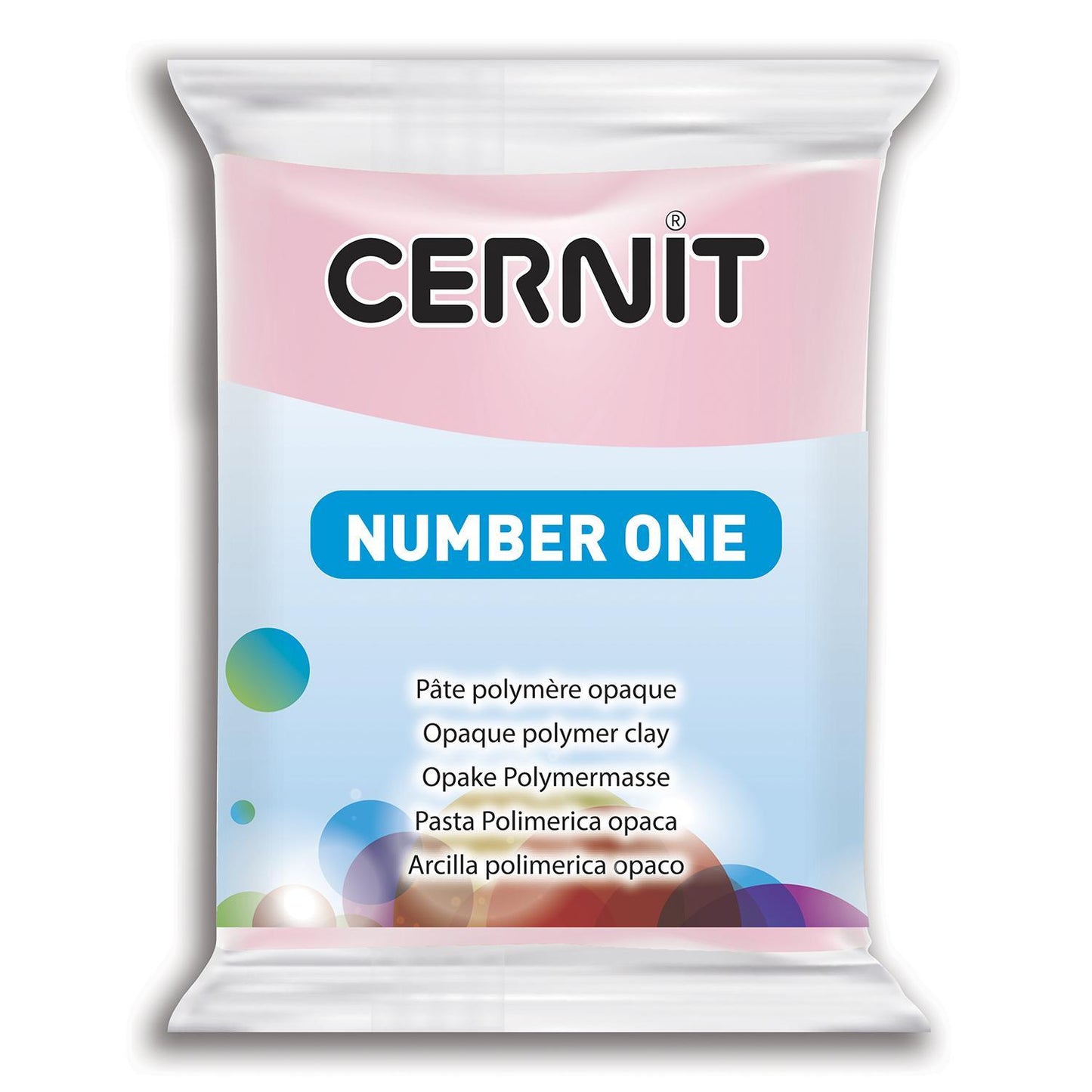 Cernit Number One modellera 56 gram, Rosa/Pink (475)