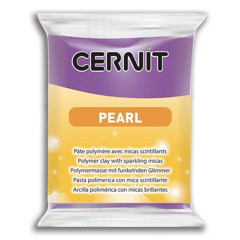 Cernit Pearl modellera 56 gram, Violett/Violet (900)