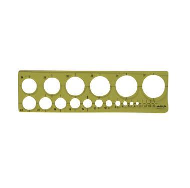 Cirkelmall, 1-30 mm, 18 cirklar