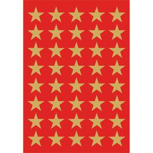 Dekorationsetiketter Herma 3412 Guldstjärnor 13mm 120/fp