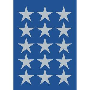 Dekorationsetiketter Herma 3419 Silverstjärnor 22mm 45/fp