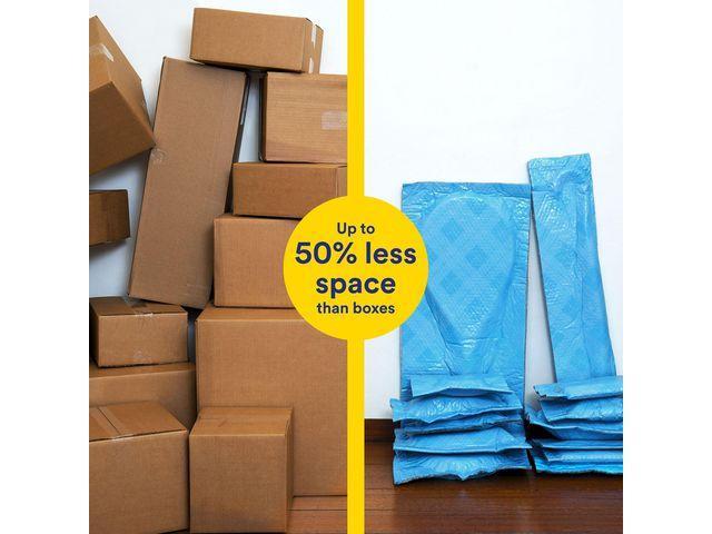 Emballagerulle Scotch Flex & Seal Shipping Roll, Blå, 38cm x 3m