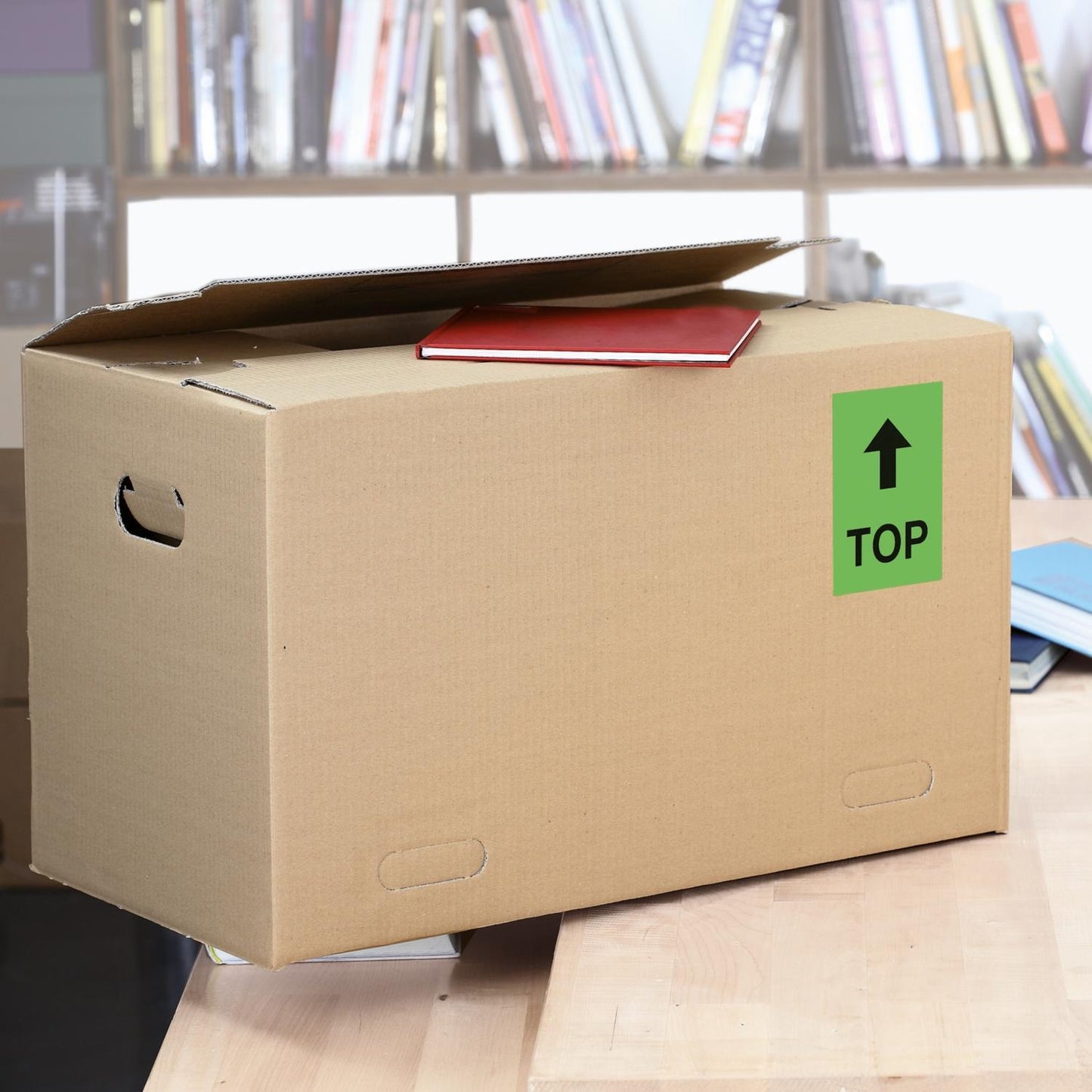 Etikett Herma Special 4367, färgade etiketter, avtagbara, A4, 45,7x21,2mm, Röd, 20 ark/fp (960 st etiketter)