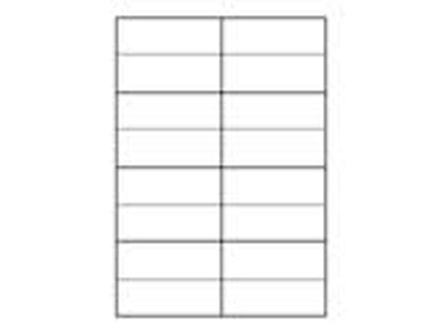 Etikett TopStick universal 8712, A4, 105x37mm Vit, 100 ark (1600 st etiketter)