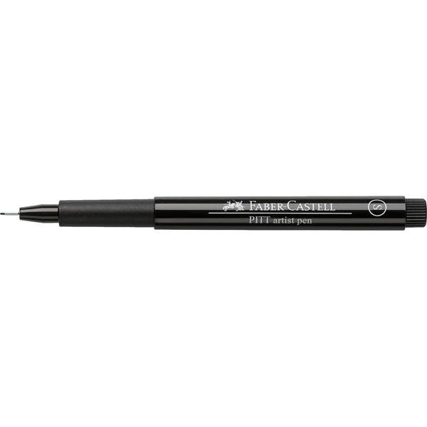 Faber-Castell PITT Artist pen Superfine Black/Svart (199) 1/fp