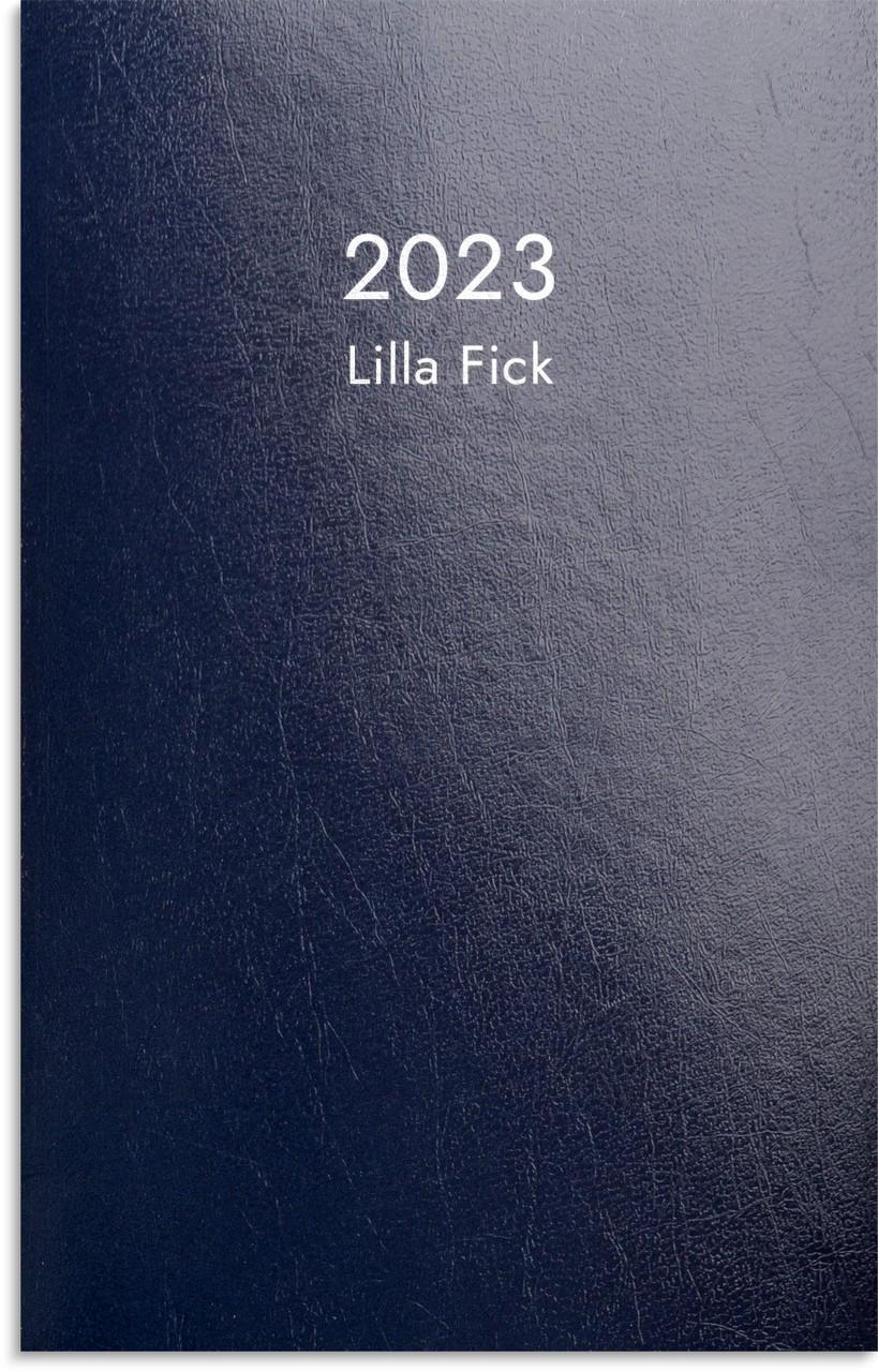 Fickkalender Burde Lilla fick 3206, 67x105mm, Blå kartong