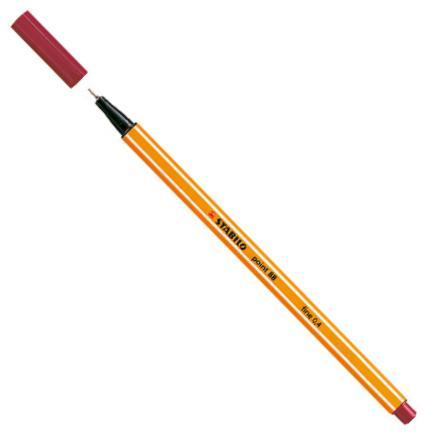 Fineliner Stabilo Point 88 Mörkröd (50) 1/fp