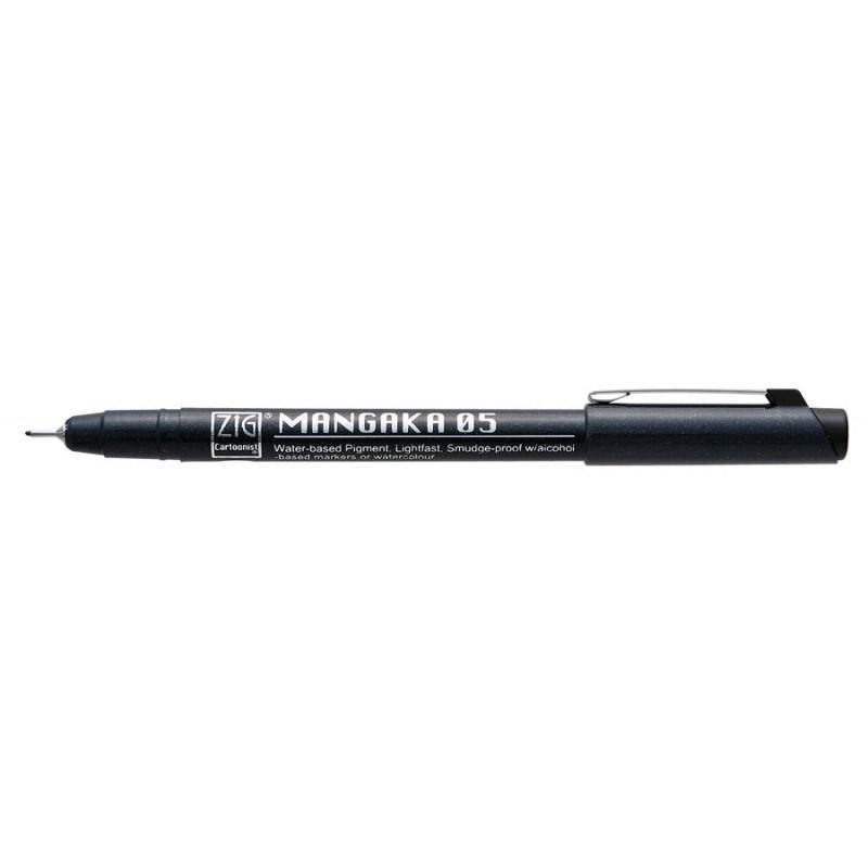 Fineliner Zig Kuretake Mangaka (CNM/3VBK2) 0,1, 0,3 & 0,5mm Svart