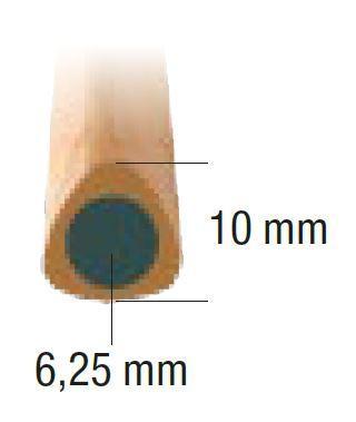 Färgpenna Lyra Super Ferby, Waldorf selection, 12 färger/fp, olackad penna