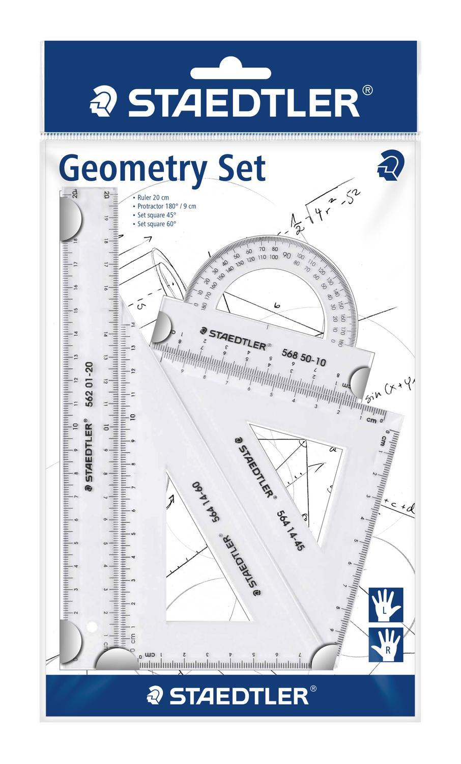 Geometriset Staedtler Geometry Set 569 PB4-0, 4 delar