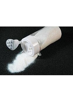 Glitterströssel Snöglitter (Vit), mellangrovt, 250 gram