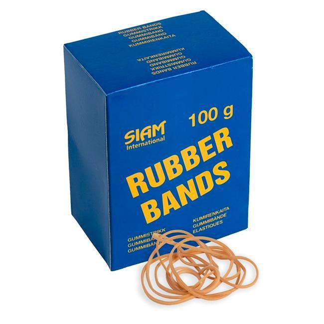 Gummiband nr 16, rågummiband, 60x1,5mm, 100gram/fp