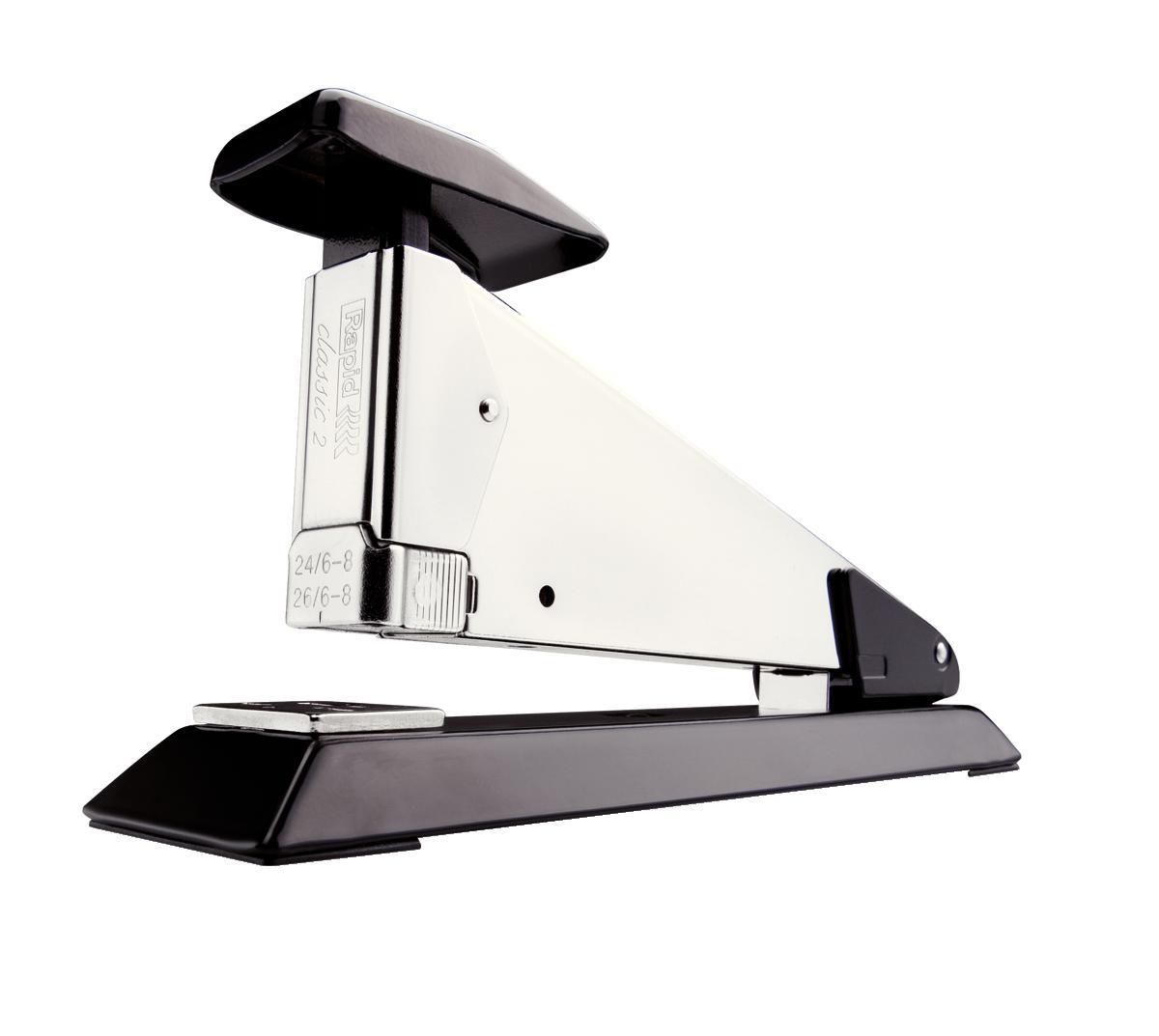Häftapparat Rapid Classic K2, 50 ark, Black Magic, Svart/Krom