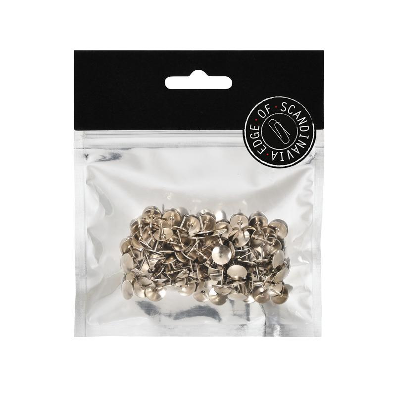 Häftstift Edge of Scandinavia, 8mm, Ø 10mm, metall, Silver, 100/fp