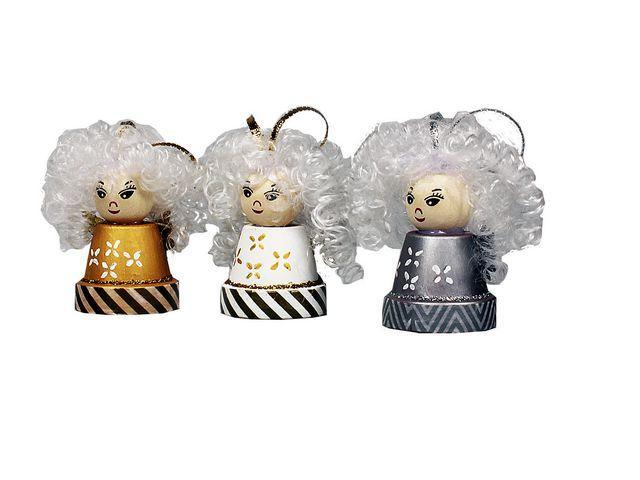 Hår / Skägg, 25 gram (ca 1,5m), Vit (för julpyssel påskpyssel)