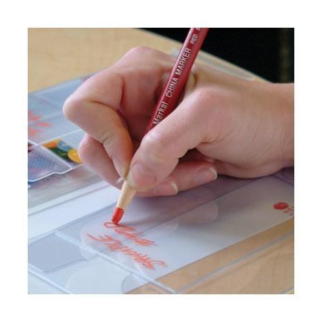 Industrimärkpenna Dixon Phano China Marker (Peel-Off), Hi-Heat (+800°C, brown, 00095), vax, Brun, 12 pennor/fp