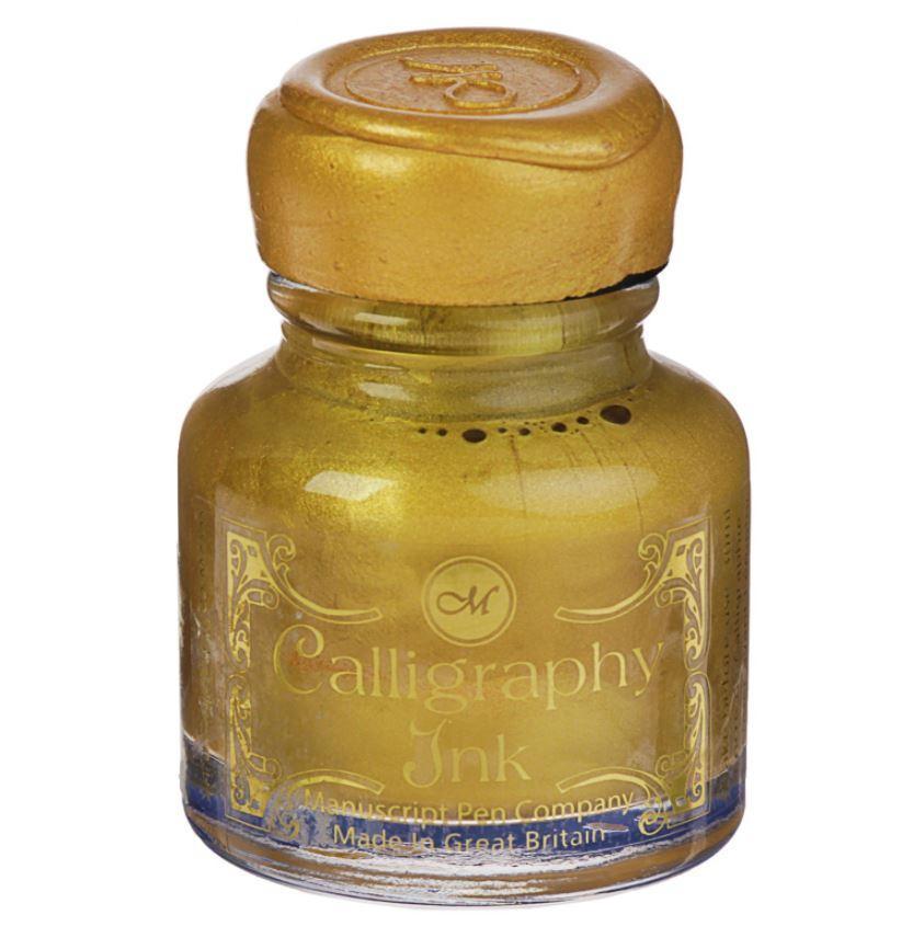 Kalligrafibläck Manuscript Calligraphy Ink, 30ml, Gold (Guld)