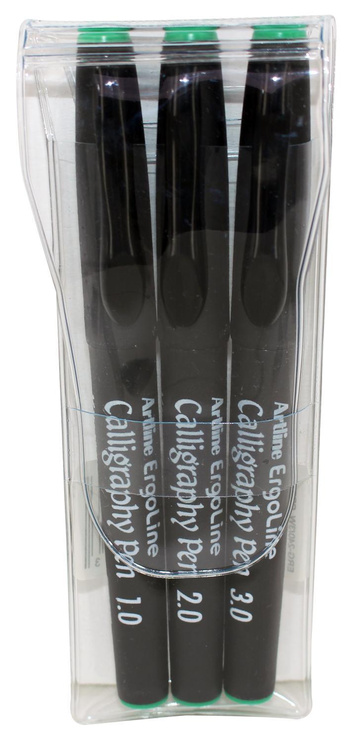 Kalligrafipennor Artline ErgoLine Calligraphy Pen Grön 3/fp