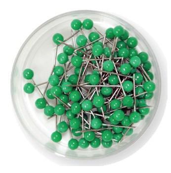 Kartnålar 20mm, Ø 4mm Grön 100/fp