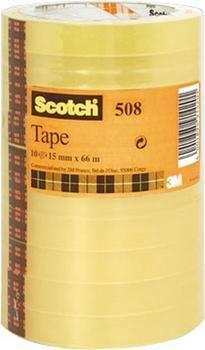 Kontorstejp Scotch 508 66m x 15mm "gultejp" 10/fp