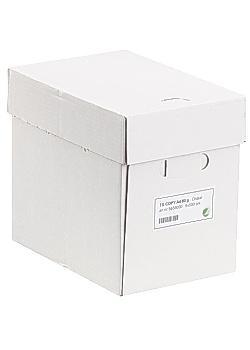 Kopieringspapper A4 80g Hålat Vitt 2500 ark/fp