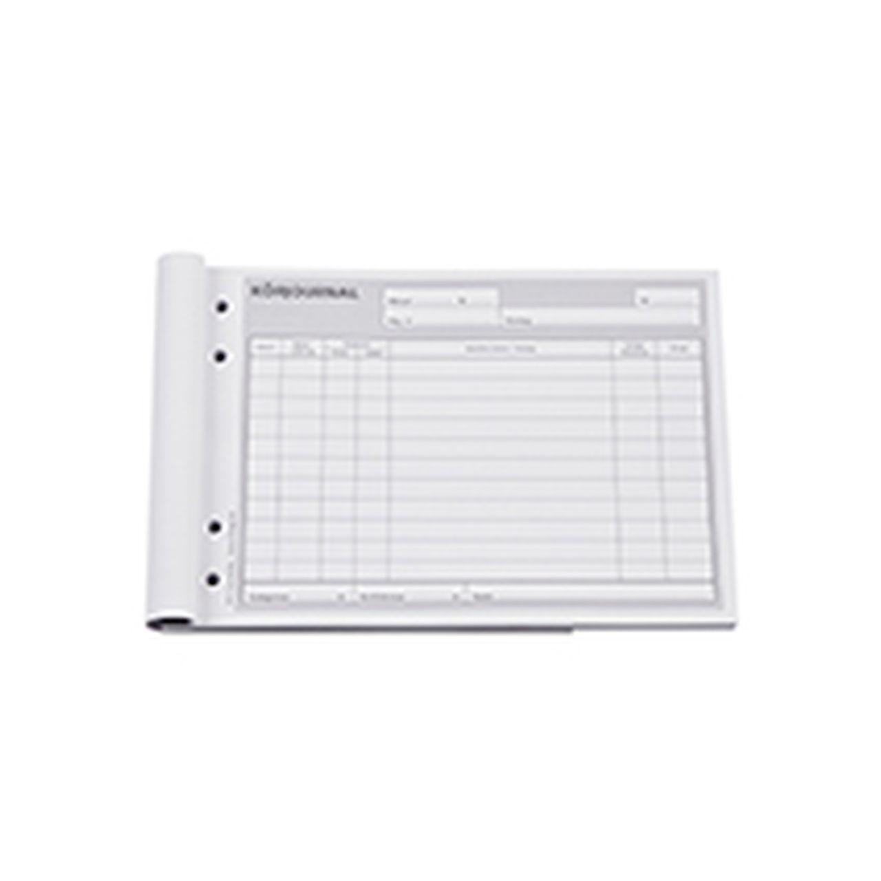 Körjournal A5L (liggande A5) 148x210mm med kopia 2x50 blad