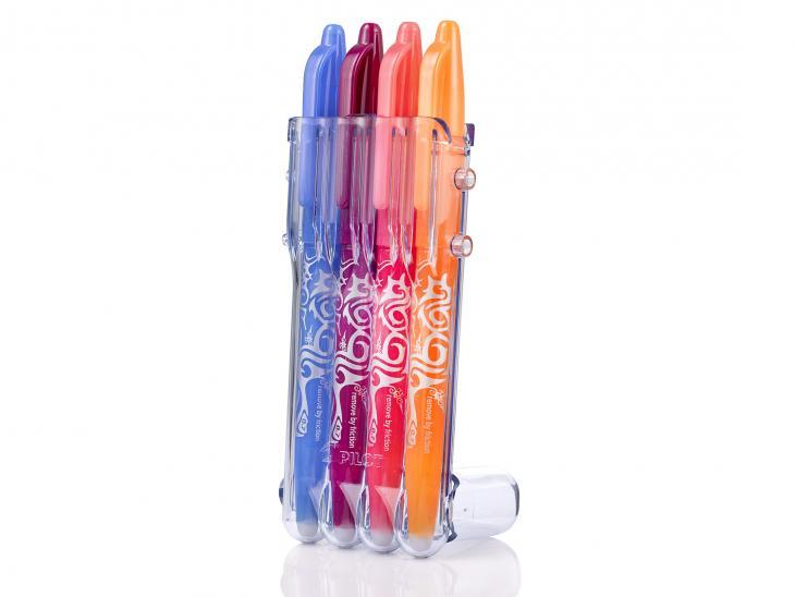 Kulpenna Pilot Frixion Ball 07 BL-FR7, Set2Go, Pastel-färger, 4 färger/fp