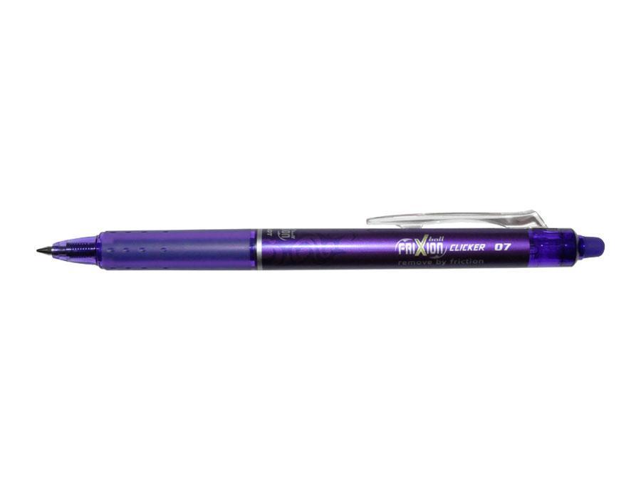 Kulpenna Pilot Frixion Clicker 07 BLRT-FR7-V (raderbar) Violett