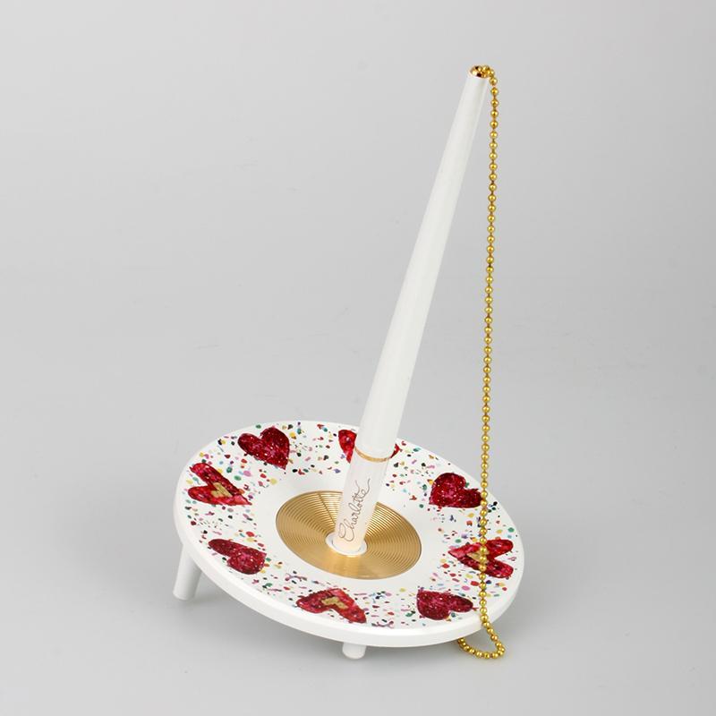 Kulspetspenna med ställ Ballograf Epoca Bank DeskSet Hjärta (med kedja)