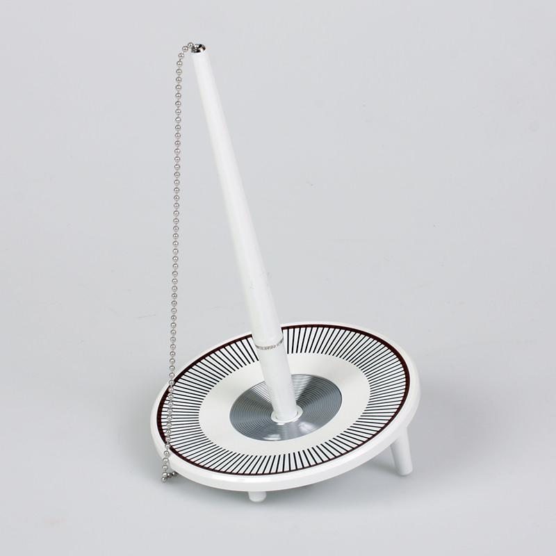 Kulspetspenna med ställ Ballograf Epoca Bank DeskSet Stig Lindberg Ribb (med kedja)