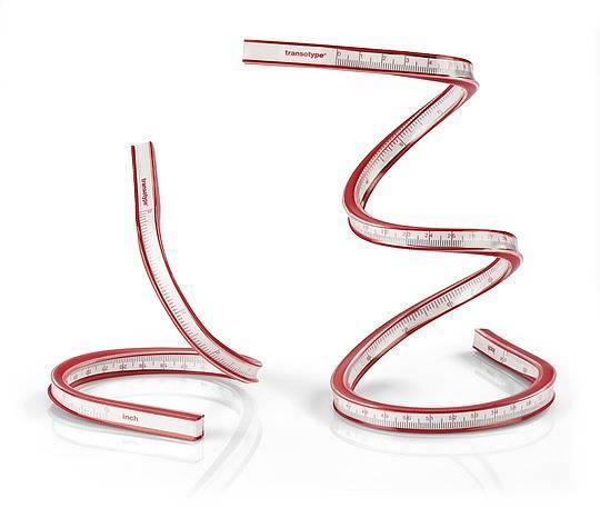 Kurvlinjal Transotype, cm/tum-skala, 60cm