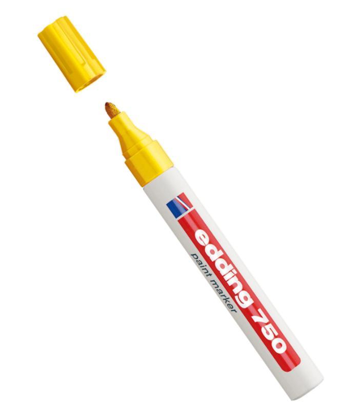 Lackpenna Edding 750 Paint Marker 2-4mm Gul 1/fp