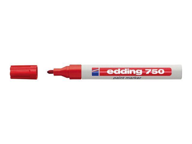 Lackpenna Edding 750 Paint Marker 2-4mm Röd 1/fp