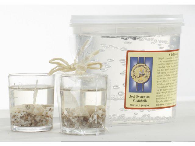 Ljusgelé/Geleljusmassa A-Te , ca 1350 ml (gör egna geléljus)