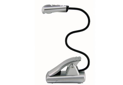 Läslampa/Boklampa LED WEDO, Silver