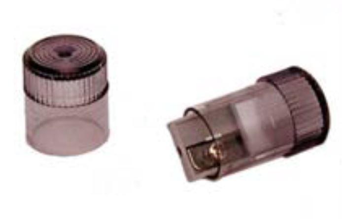 Miniformerare/Stiftformerare DUX för 2mm ritstift, med uppsamlingsbehållare