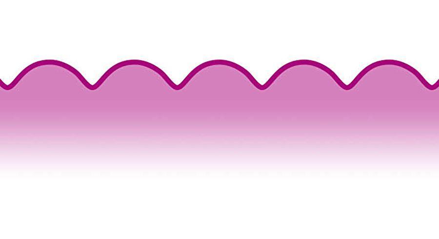 Mönstersax WEDO dekorsax, 16cm, Brick cut (Båglinje/Korta vågor)