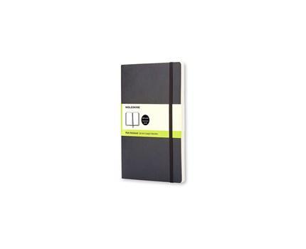 Moleskine Soft Cover Plain Notebook Large, olinjerad 13x21cm