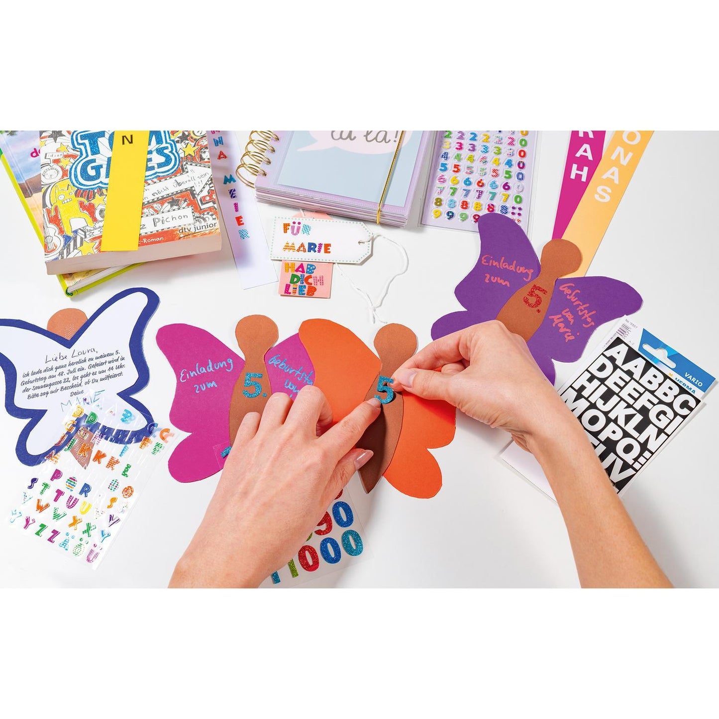 Märketikett Herma Vario 4151 Siffror 0-9, 8mm, Guld, 2 ark/fp