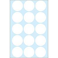 Märketiketter/Signaletiketter Herma 2270, rund, Ø 32mm permanent Vit 480/fp